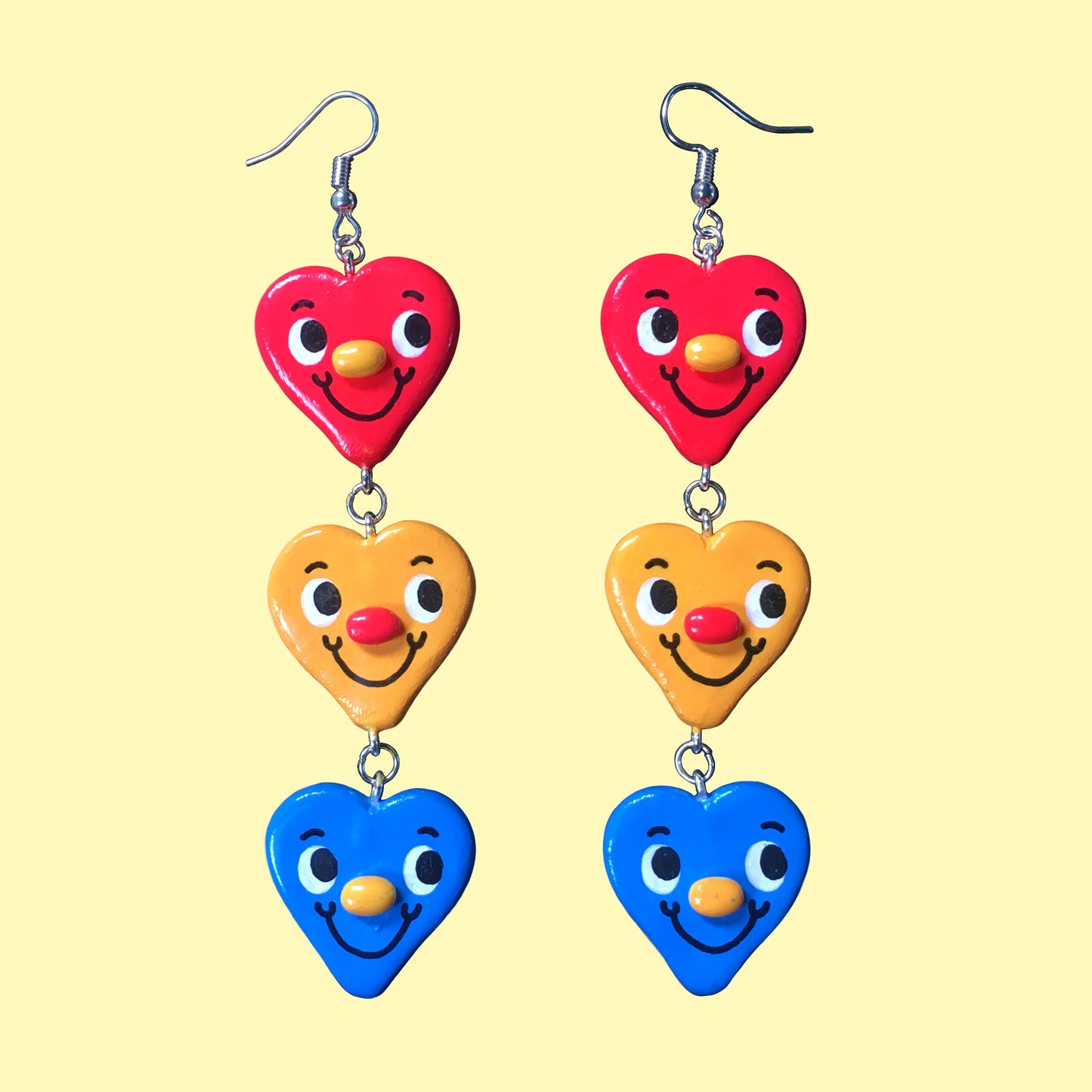 Heart Trio Earrings
