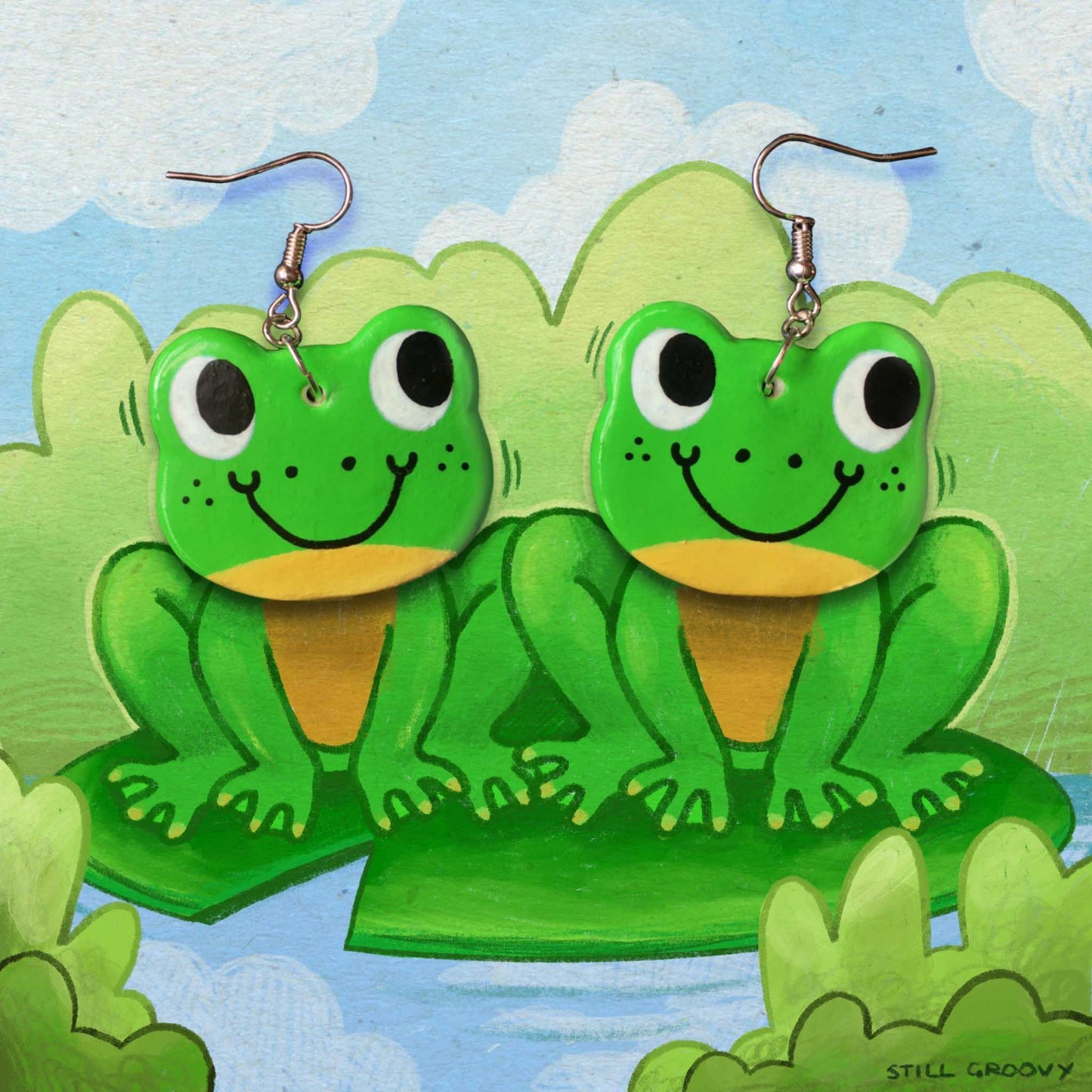 Froggy Earrings