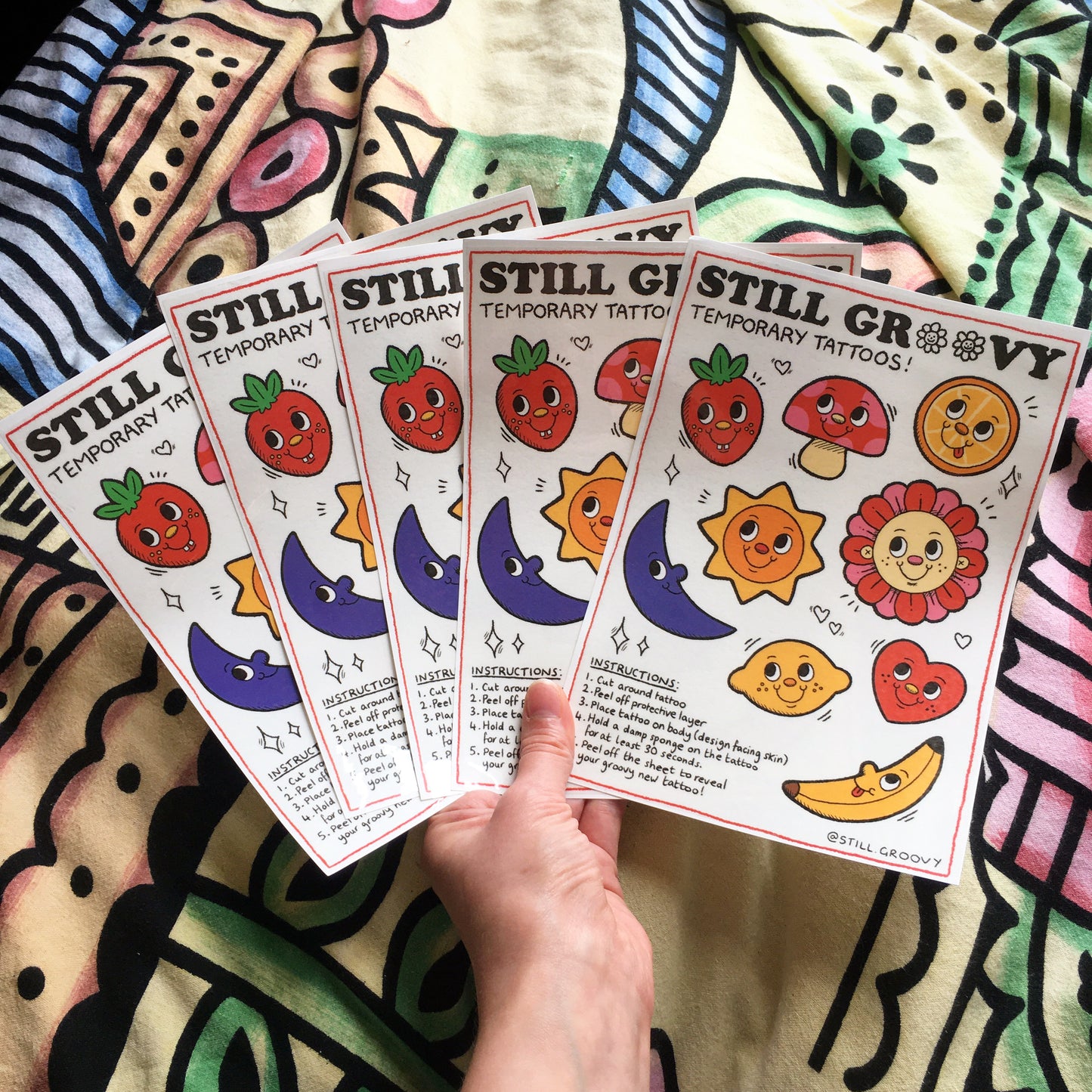 A5 Temporary Tattoo Sheet