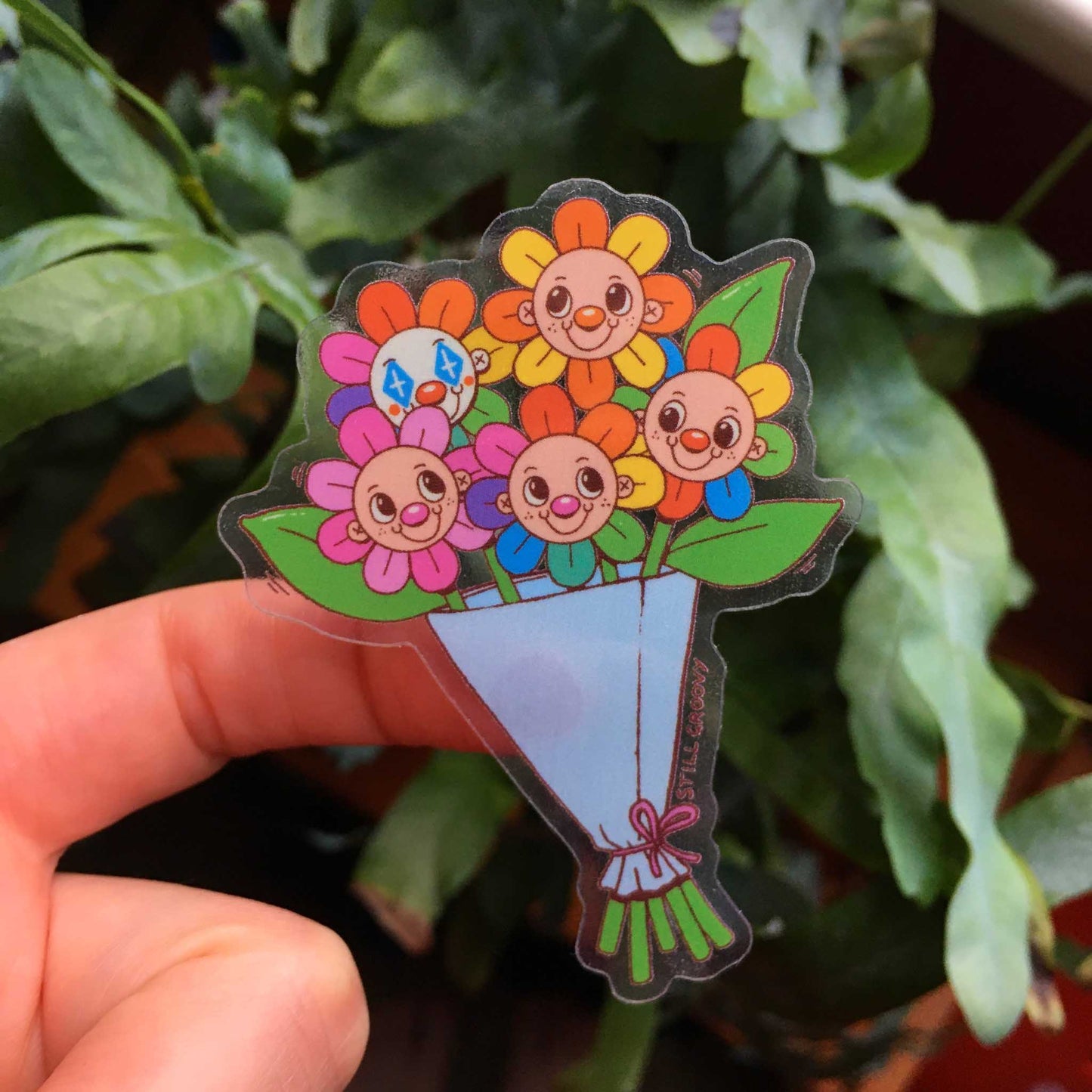 Bouquet Sticker (Transparent)